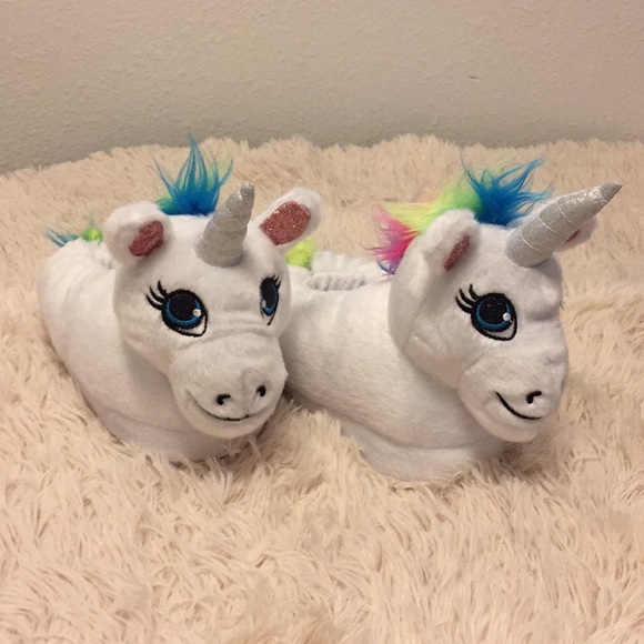 Justice unicorn slippers Clearance